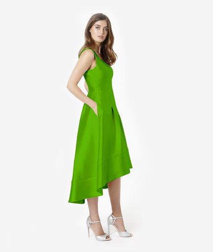 Edie Cascade Wrap Mini Dress