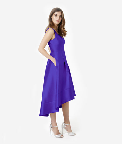Edie Cascade Wrap Mini Dress