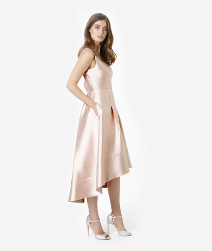 Edie Cascade Wrap Mini Dress